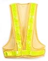 MAXSA Innovations 20026 Yellow Reflective Safety Vest with 16 LED Light