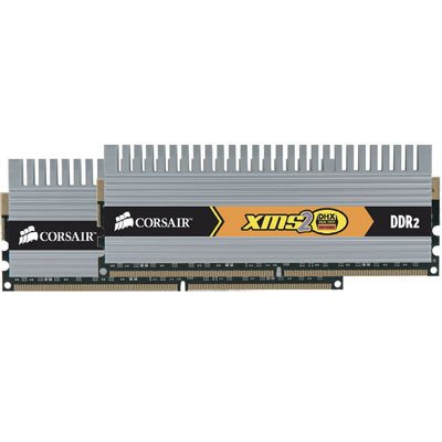 Corsair TWIN2X2048-6400C5DHX XMS2 DHX 2 GB 2 X 1 GB PC2-6400 800Mhz 240-pin DDR2 Dual Channel Memory Kit