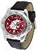 Washington State Cougars NCAA AnoChrome "Sport" Mens Watch (Leather Band)