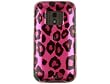 Snap On Plastic Design Phone Cover Case Hot Pink Leopard For Sprint Verizon HTC Touch Pro 2