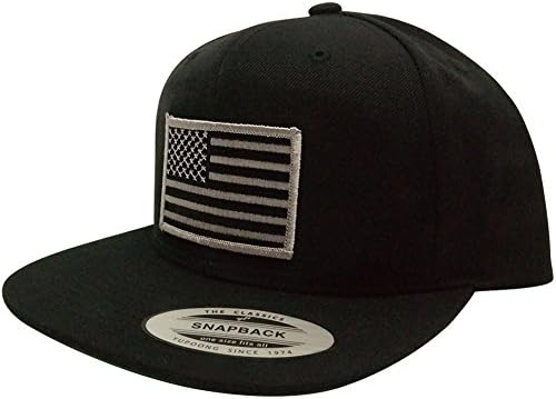 Flexfit Original Snapback with Patriotic American Flag Patch