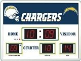 San Diego Chargers Scoreboard Desk Clock