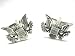US Insignia American Bald Eagle Cufflinks Silver Plated