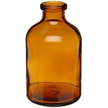 Wheaton Amber Borosilicate Glass Serum Bottle