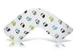 Luna Lullaby Bosom Baby Nursing Pillow, Green Owl