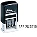 Shiny Self-Inking Rubber Date Stamp - S-300 - BLACK INK (42510-K)
