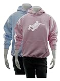 Women's Blue Skater Hoodie L - Created using popular skating moves