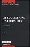 Les successions, les libéralités