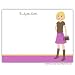 Bridgette Flat Note Card by Stacy Claire Boyd