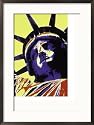 Abstract of Statue of Liberty, NYC Framed Photographic Poster Print by Whitney & Irma Sevin, 21x29