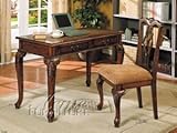 Aristocrat Writing Desk & Side Chair by Acme Furniture