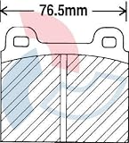 Beck Arnley  088-0258M  Axxis Metal Master Brake Pads