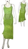 Skirts Set in Georgette Embroidery Womens Casual Sundresses Size S
