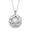 Sterling Silver The Eye Of The Beholder Sentimental Expressions Necklace