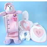 New Baby Girl Heart Gift Set, 1 year