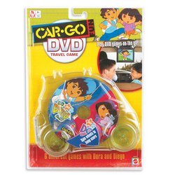 Click here to buy Car-Go Fun: Go Diego Go! And Dora DVD Travel Game by Mattel.