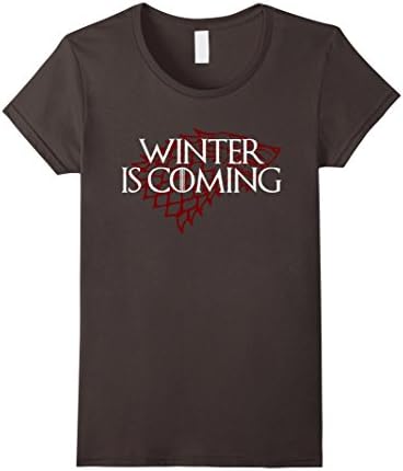 Women's Winter Is Coming T Shirt XL Asphalt