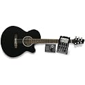 Stagg Black Folk Electro Acoustic Guitar