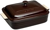 Review Le Creuset PG1148-3240 / Le Creuset Stoneware Covered Rectangular Dish, Espresso