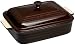 Le Creuset Stoneware Covered Rectangular Dish, Espresso