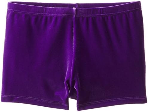 Clementine Big Girls' Plush Velvet Boy-Cut Shorts