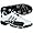 White/Metallic Silver/Black