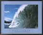 Challenge Pipe Wave Surfing Framed Motivational Poster