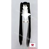 初音ミク　コスプレ　ウィッグ　ブラック ロック シューター　バージョン　バンスタイプ　ロングウィッグ　ヘアネットつき