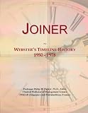 Joiner: Websters Timeline History, 1950 - 1978