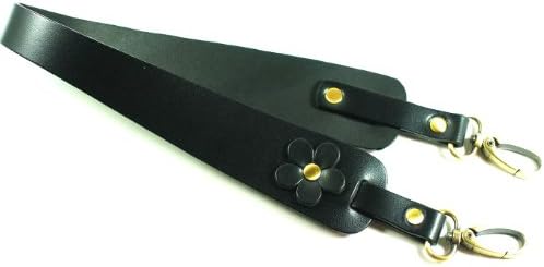 Wide 2-4 Cm Nice Black D1 Leather Straps for Replace Old Strap for Purse, Handbag.