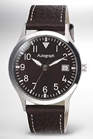 Autograph Round Face Analogue Watch