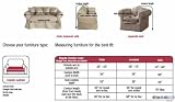Surefit Stretch Khaki Loveseat Slipcover Covers NEW