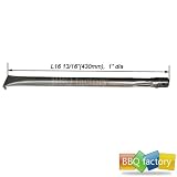 MCM 10361 Universal Straight Stainless Steel Pipe Burner for Nexgrill, Charmglow, Costco Kirkland, Permasteel,perfect Glo, Sterling Forge, and Other Grills