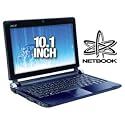 Acer Aspire One AOD250-1165 10.1-Inch Blue Netbook - 3+ Hour Battery Life