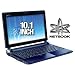 Acer Aspire One AOD250-1165 10.1-Inch Blue Netbook - 3+ Hour Battery Life