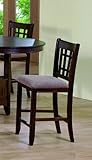 EMPIRE COUNTER CHAIR OAK FINISH