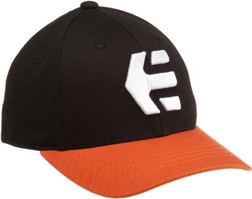 etnies Kinder Flex-Fit Cap Icon 5, black orange Preisvergleich