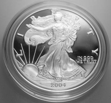 Proof Silver Eagle 2004-W