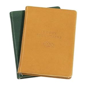 Rocky Mountain Guide & Journal, Genuine Leather, 6"