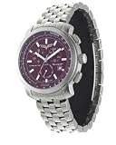 Corvette Men's CR6-101-MRN Swiss Chronograph Stainless Steel Watch