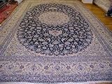 12x20 Hand Knotted Nain Persian Rug - 12'9x20'0