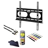 Hama TV Wandhalterung, Fix, f&uuml;r 58 - 107cm (23 - 42 Zoll) Fernseher, max.50 kg, Schwarz