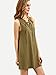 OURS Women's Multi Stripe Chevron Print Tank Casual Summer Dress (XL, Black)