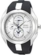Seiko #SNAC19 Men's Black Resin Strap Arctura Chronograph Alarm Watch
