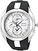Seiko #SNAC19 Men's Black Resin Strap Arctura Chronograph Alarm Watch