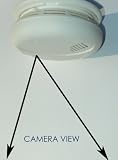 Wireless Spy Camera with Wi-fi b/g/n, Recording & Remote Internet Access (Camera Hidden in a Smoke Detector)