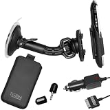 Sale HERBERT RICHTER KFZ Halterung iPhone 3G 3GS Autohalterung mit Kugelgelenk neig- schwenkbar + Zubehör: mumbi KFZ Ladekabel + Mini Mikrofon + Etui