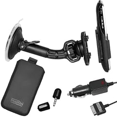 HERBERT RICHTER KFZ Halterung iPhone 3G 3GS Autohalterung mit Kugelgelenk neig- schwenkbar + Zubeh�r: mumbi KFZ Ladekabel + Mini Mikrofon + Etui