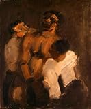 IMAGE OF Hand Made Oil Reproduction - Mark Rothko (Marcus Rothkowitz) - 32 x 38 inches - The Pugilist