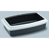 Cat Litter Tray With Rim Oval Shaped